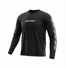 Load image into Gallery viewer, Black Long Sleeve Riding Jersey