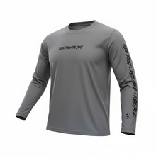 Load image into Gallery viewer, Grey Long Sleeve Riding Jersey