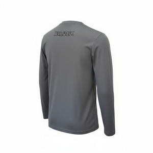 Grey Long Sleeve Riding Jersey