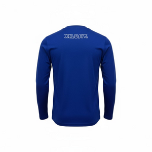 Blue Long Sleeve Riding Jersey