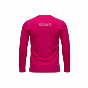 Magenta Long Sleeve Riding Jersey