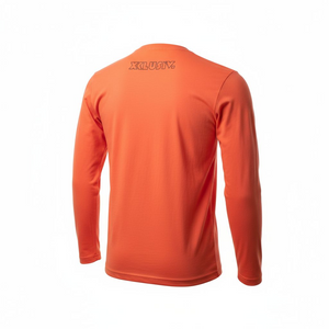 Orange Long Sleeve Riding Jersey