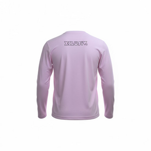 Pink Long Sleeve Riding Jersey