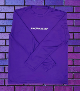 Purple Long Sleeve Riding Jersey