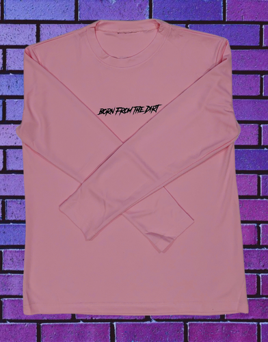 Pink Long Sleeve Riding Jersey