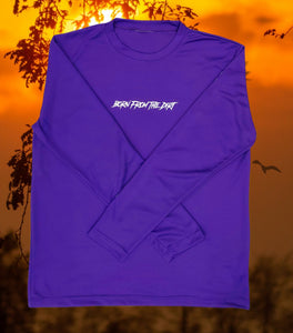 Purple Long Sleeve Riding Jersey