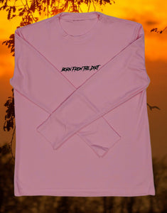 Pink Long Sleeve Riding Jersey