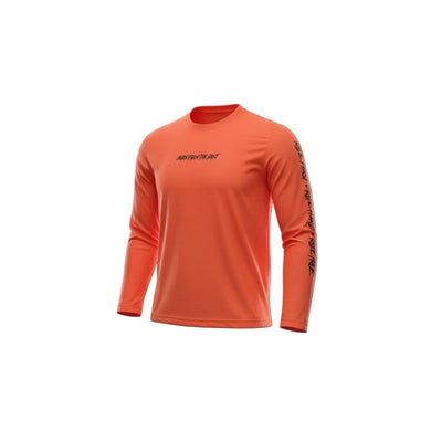 Orange Long Sleeve Riding Jersey