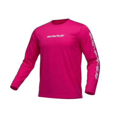 Magenta Long Sleeve Riding Jersey